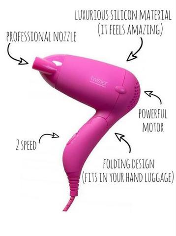 CENTINI - UKI TWISTER TRAVEL HAIR DRYER